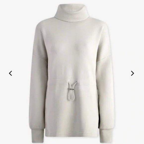 Varley Freya XXS Sweater Egret FLAWS STAINS - Picture 3 of 5